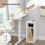 Anareli Tray Top Sled End Table with Built-In Outlets