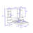 Murphy Bed with Closet, Drawers and Shelves-426032970
