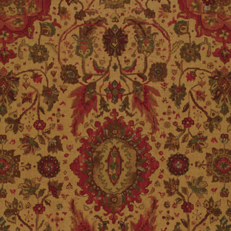 Tissu pour tapis Jahanara, Feuille de thé