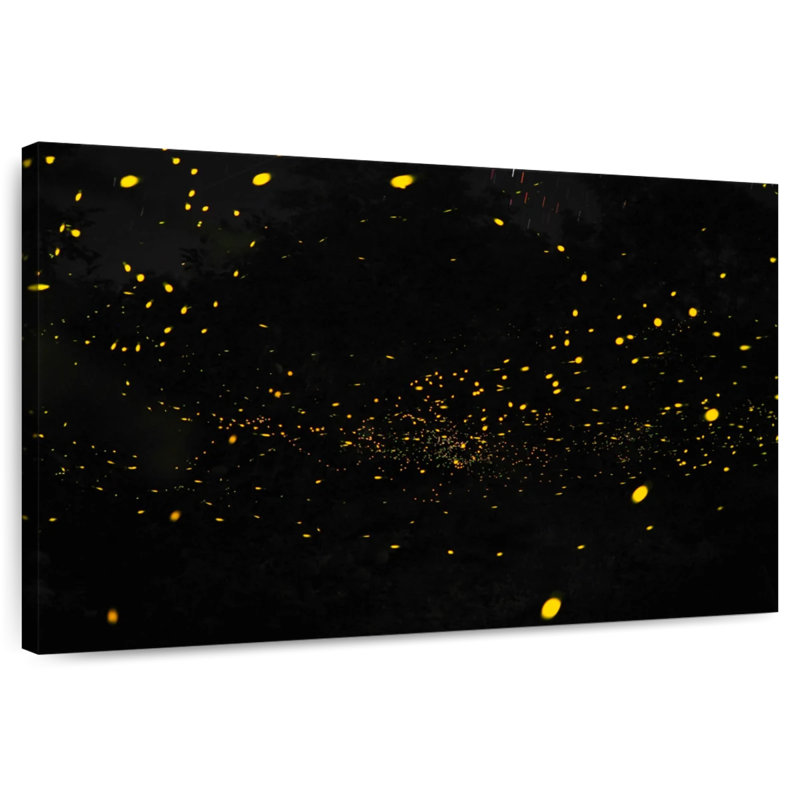 Brampt Night Fireflies, 26" H x 39" W