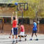 Cadre de basketball 110 * 70Cm Support de basketball réglable portable 149-305cm noir givré amovible