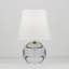 Lampe standard en nickel poli 12,75 po Nicole