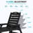 3-piece Hdpe Outdoor Chaise Lounge Set With 2 Reclining Chairs & 2-tier Side Table, All-weather Poolside & Patio Loungers-610539029
