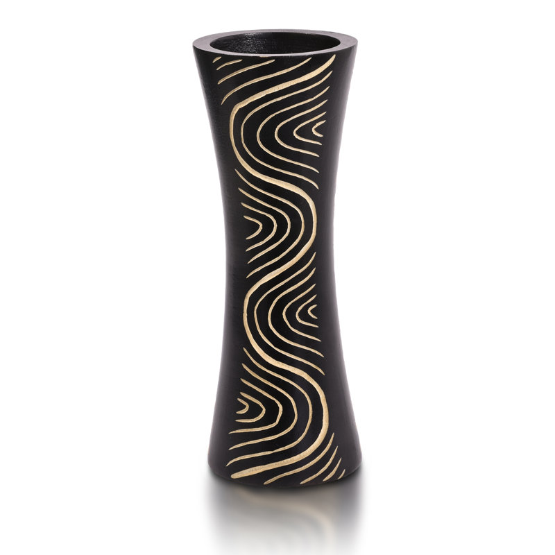 Kennydi Handmade Wood Table Vase