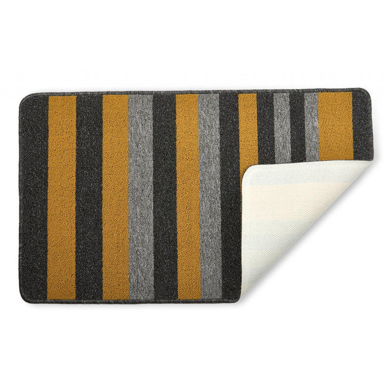 Annu Polypropylene Plastic Non-Slip Bath Mat, Yellow