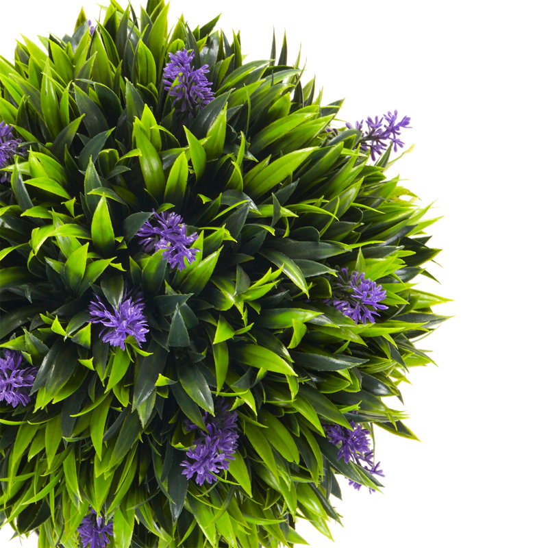 60cm Faux Flowering Topiary in Pot