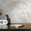 Wallpaper 1005 cm x 53 cm with Branches in Grey, Floral Wallpaper with Design and Metallic Effect