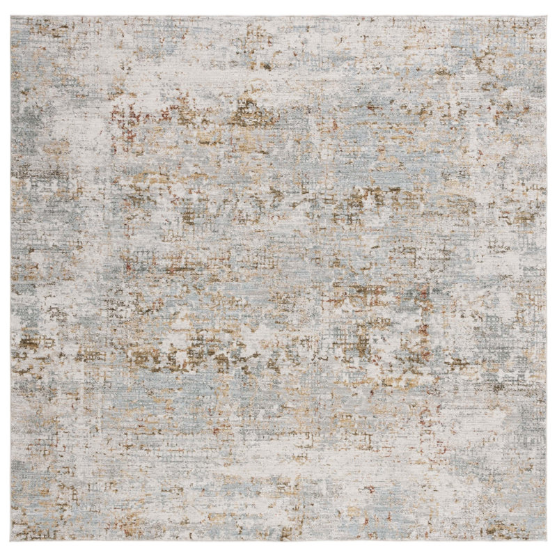 Tapis abstrait Laraway Performance, Carré 6 pi 7 po