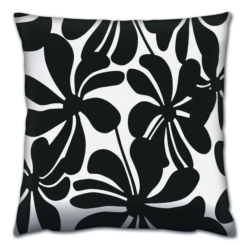 Coussin lavable de qualité supérieure, 17,0 x 17,0 pouces, 50% coton / 50% polyester, rembourrage en silicone, fermeture à glissière dissimulée | Doux, confortable et repassable | Parfait pour la décoration intérieure, le salon et la chambre à coucher