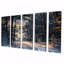 Snowy Path Through The Winter Forest - Forest Wall Art Set 5 Piece-1615432696