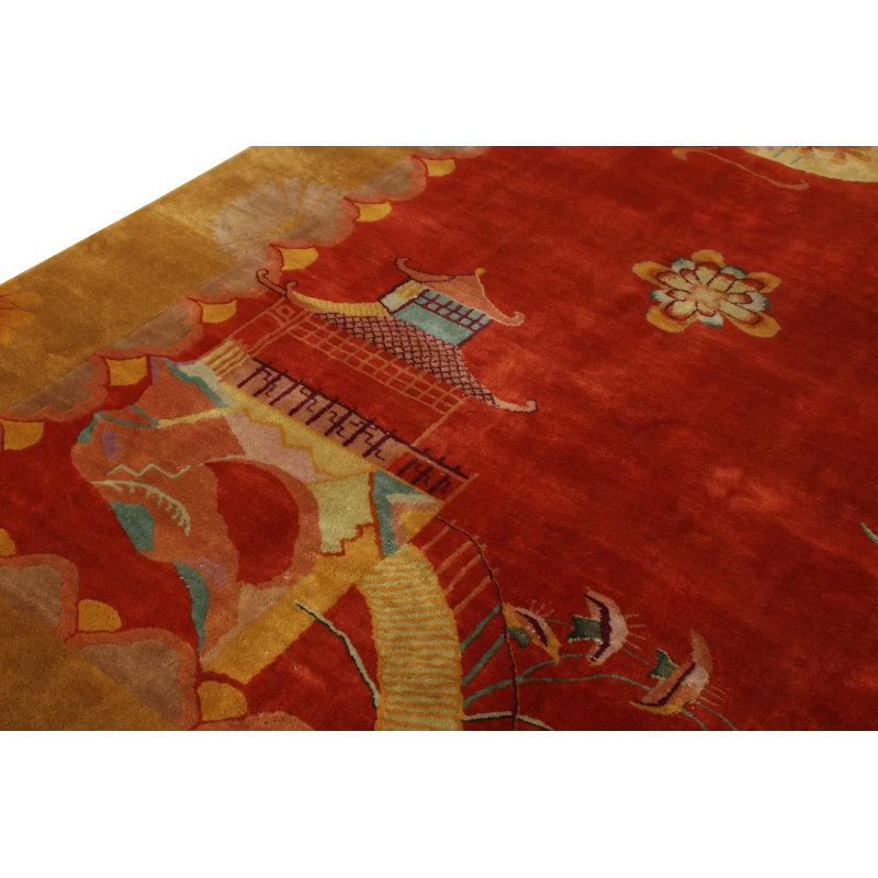 One-of-a-Kind 8'8" x 11'4" Hand Knotted Area Rug
