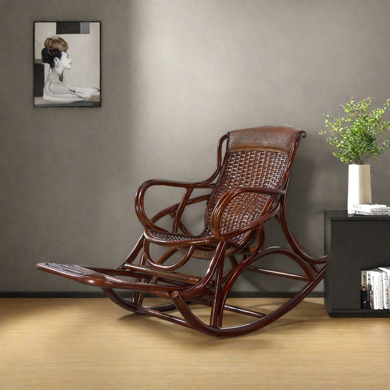 Chaise berçante ergonomique à soutien lombaire