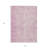 HomeRoots 5' X 8' Pink Abstract Washable Indoor Outdoor Area Rug