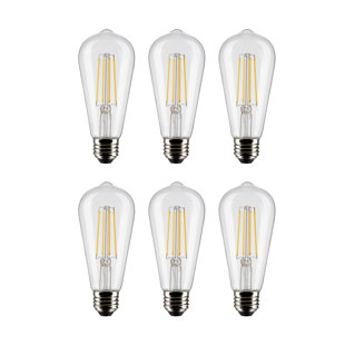 CWI Lighting ST19 Blanc chaud 2700K LED 8W Ampoule (Ensemble de 10)