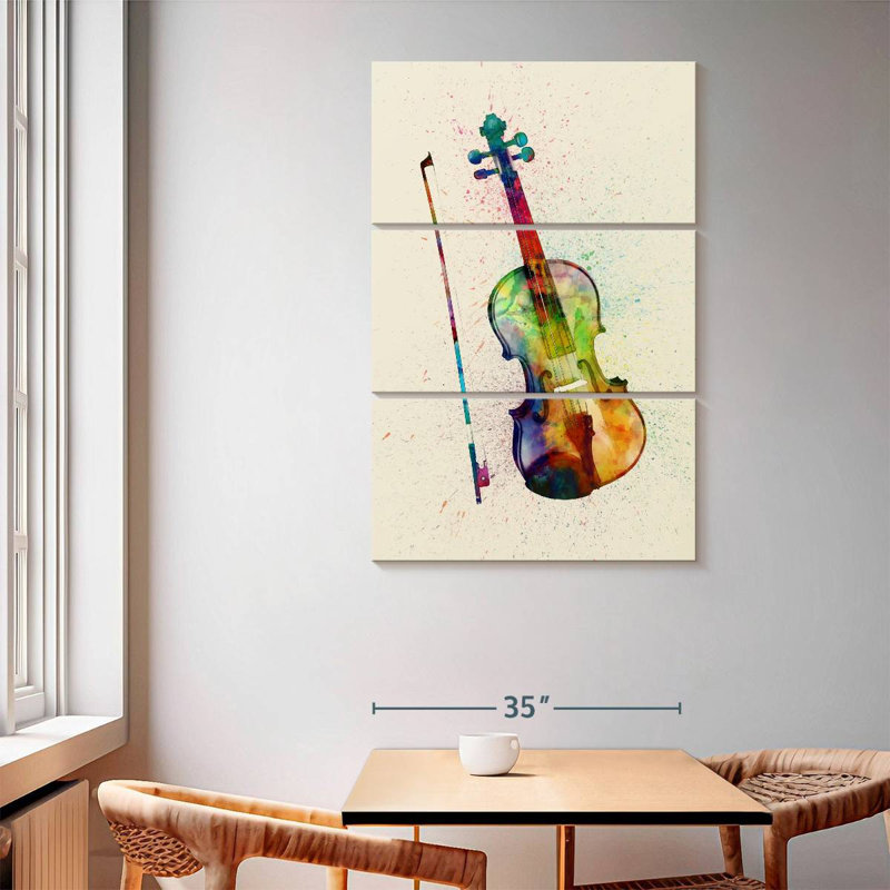 Abarca Violin Abstract I, 65" H x 42" W