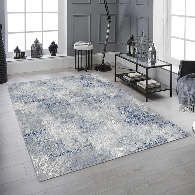 Aloizs Geometric Indoor Rug, Rectangle 2' x 3'