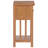 Glass End Table with Storage