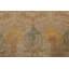 Tapis beige en laine noué à la main de conception unique 6 pi x 9 pi 5 po New Age