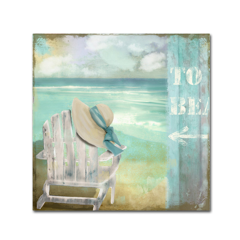 « par the sea i », reproduction d’art sur toile tendue, H 14 po x l 14 po x P 2 po
