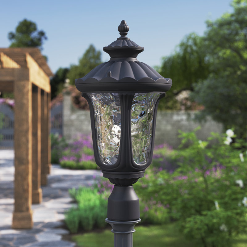 Tête de lanterne câblée 1 lumière Arelene, H 22 po x l 11 po, Bronze