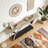 2-Tier Console Table Entryway Table with Half Moon Frame-2037037480