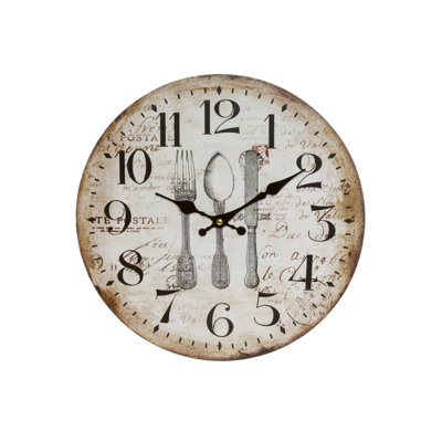 Crane Wood Wall Clock