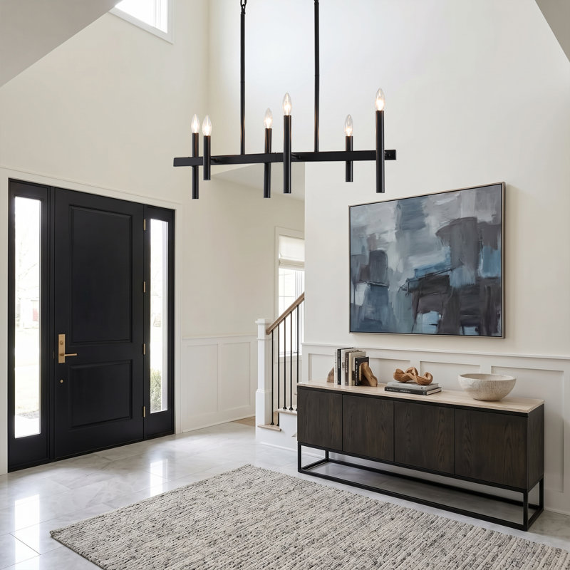 Iron Chandelier, 6 lumières