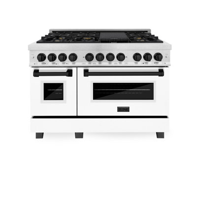 ZLINE Autograph 48 in. Legacy Dual Fuel Range & Accents