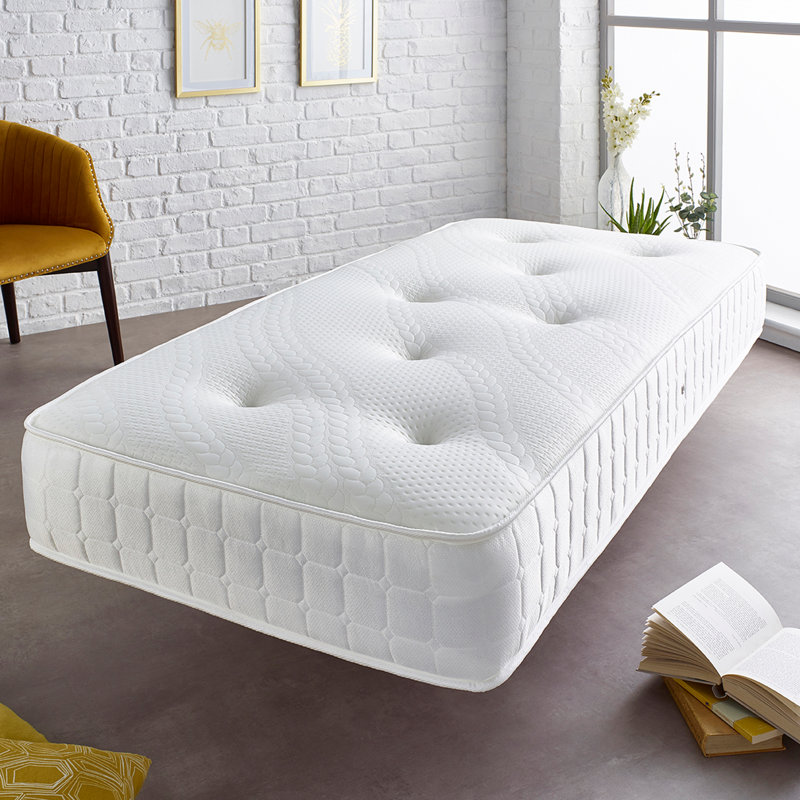 White Noise Pocket Sprung Mattress, Single (3')