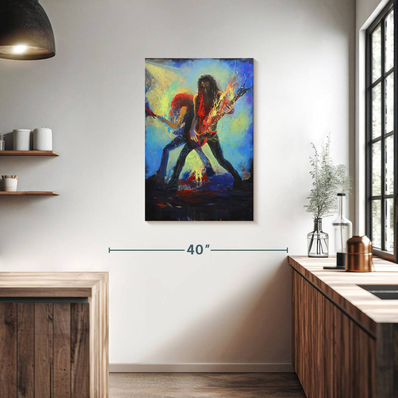 Abarca Rock And Roll, 36" H x 24" W
