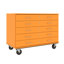 Armoire mobile à 5 compartiments avec roulettes
