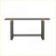 Table basse moderne en pin massif minimaliste avec rangement inférieur pour le salon, assemblage facile