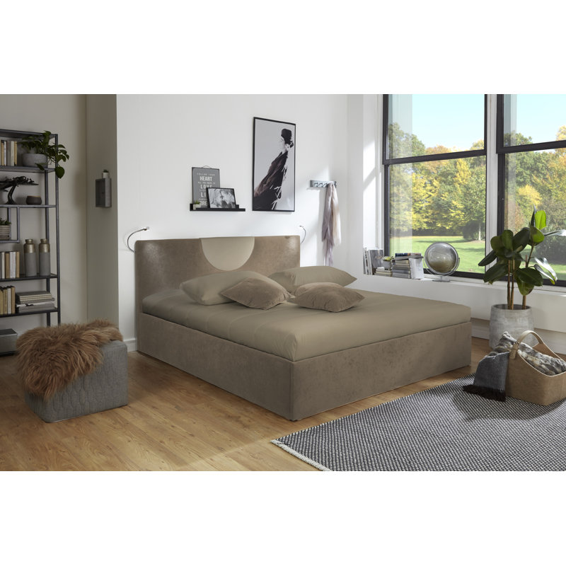 Heidelberg Polyester Solid Colour Bedspread, 100 x 200 cm, Beige