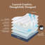 Surmatelas en mousse à mémoire de forme en coton biologique-601142226
