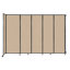 5' Tall Straightwall Sliding Wall-Mounted Partition-108045650-108045691