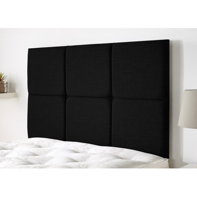 Upholstered Velvet Panel Headboard