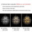 Lustre sphérique spoutnik 12 lumières à intensité variable Torain-1737486006