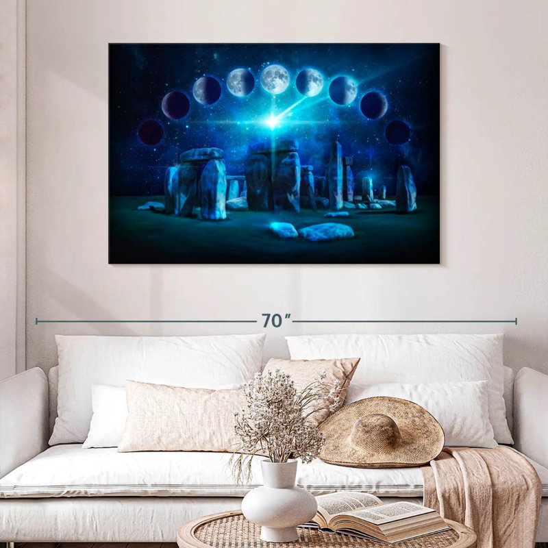 Phases de lune Kavia Stonehenge, H 32 po x l 48 po