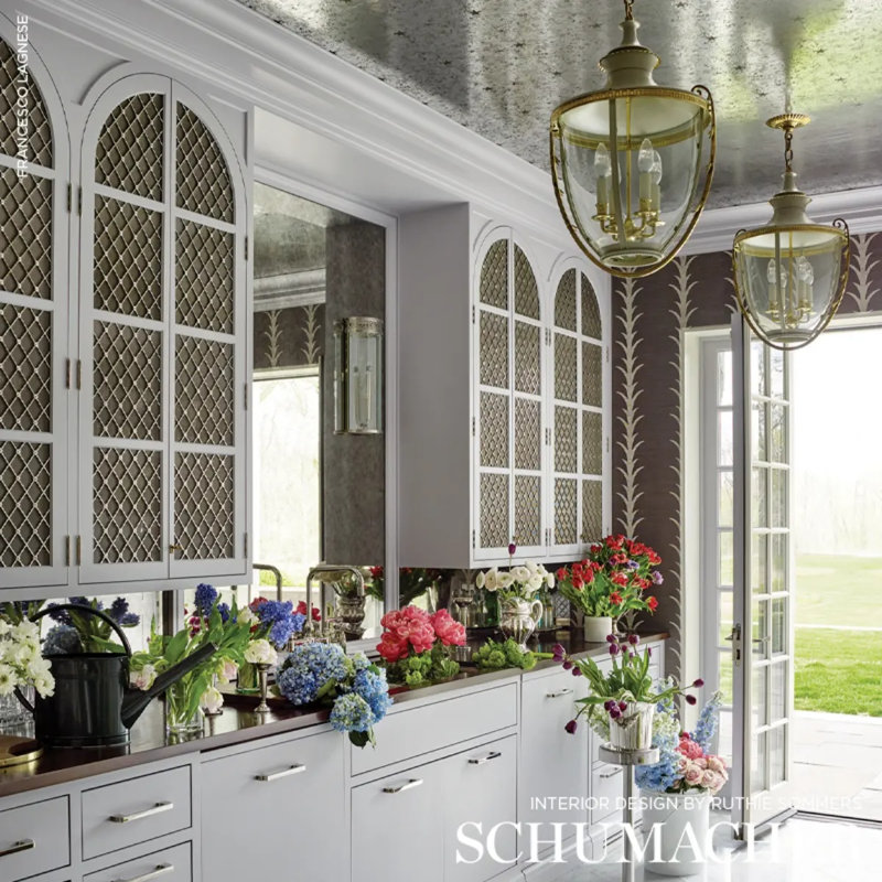 Schumacher x Miles Redd Glass Paneling