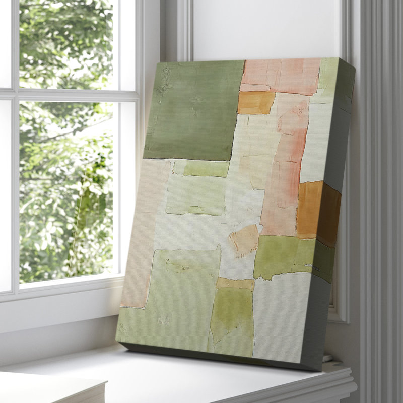 Toile tendue abstraite CCXXXII Gallery - prête à être accrochée, H 48 po x l 32 po