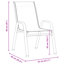 7 Piece Garden Dining Set Steel-457236318
