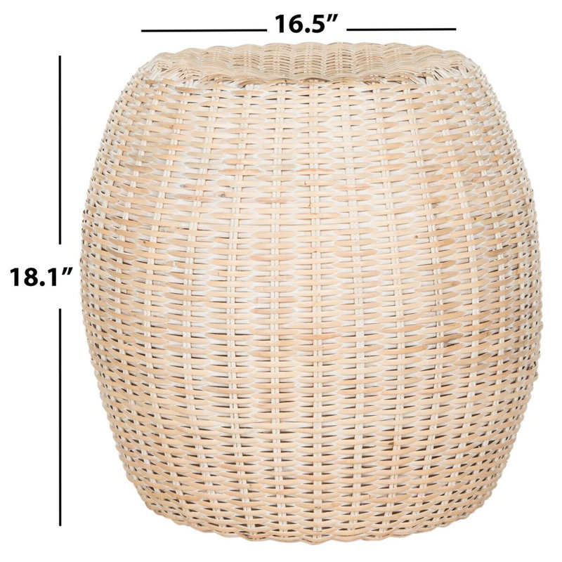 Taylor End Table, White Wash
