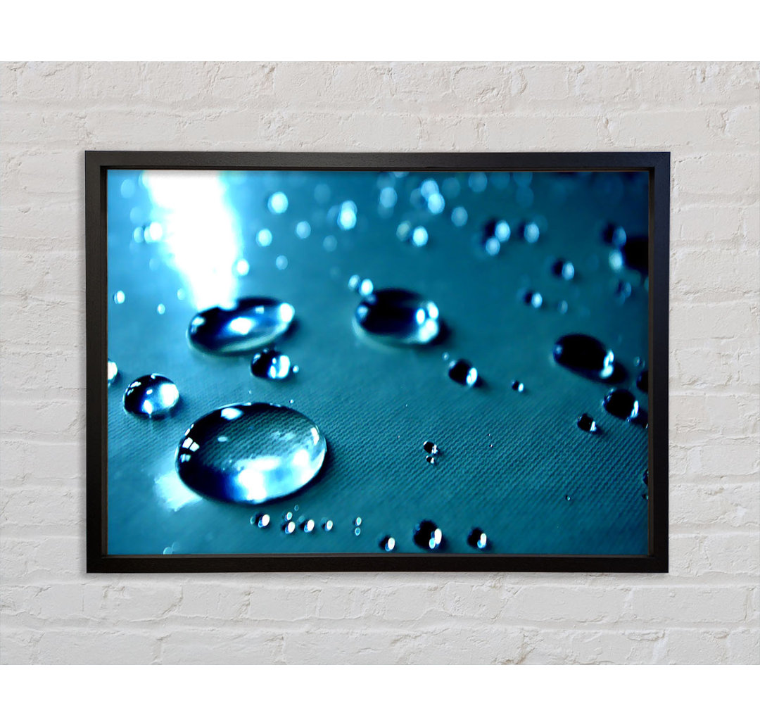 Drops Of Water - Einzelbildrahmen Kunstdrucke auf Leinwand