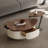 Compact Wood Small Coffee Table