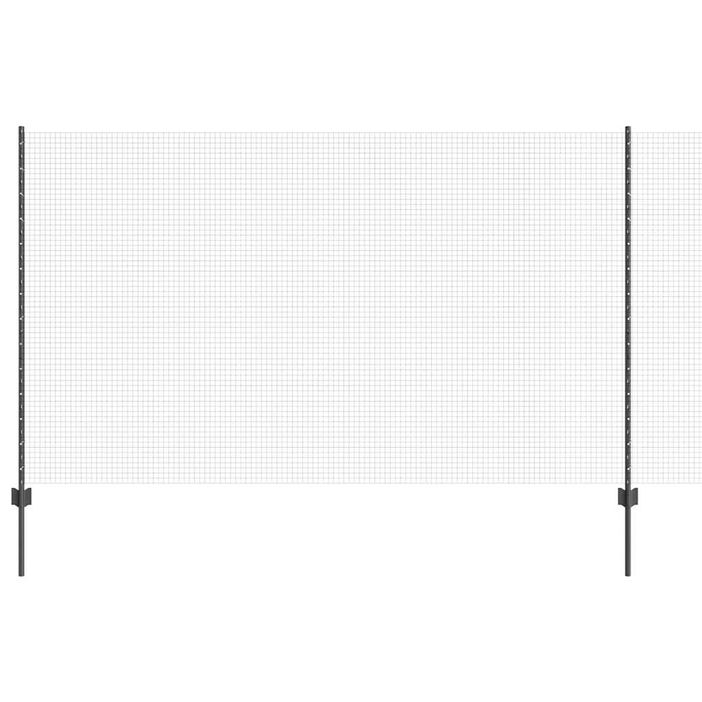 Vidaxl Fence With Posts Steel