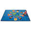 Tapis bleu / vert touffeté de qualité «Offrez à la planète»-1643568697