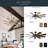 Kichler Gentry 65" 9 - Blade LED Windmill Ceiling Fan with Wall Control and Light Kit Included-644413574