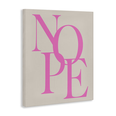 Art mural sur toile Nope Contemporary, par House of Lulu
