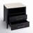 Grazyna Solid Wood Nightstand with Marble Top-90708134