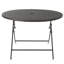 Table pliable - 45,5 po de largeur, profondeur, 29 po de hauteur, pouvant accueillir 4 personnes à hauteur, largeur et profondeur de salle à manger pour le plaisir des gens